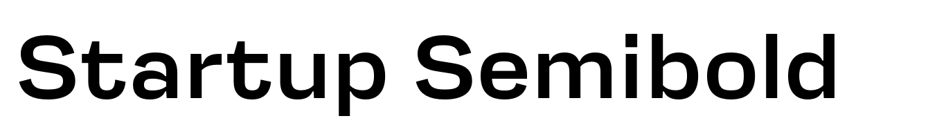 Startup Semibold